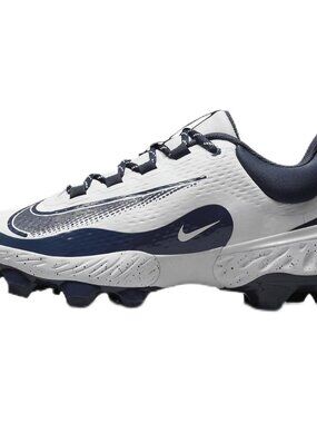 Nike Mens Alpha Huarache Elite 4 Low Baseball Cleats FD6255-107 White Size 12